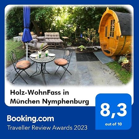 Holz-Wohnfass In Muenchen-Nymphenburg Appartement Buitenkant foto