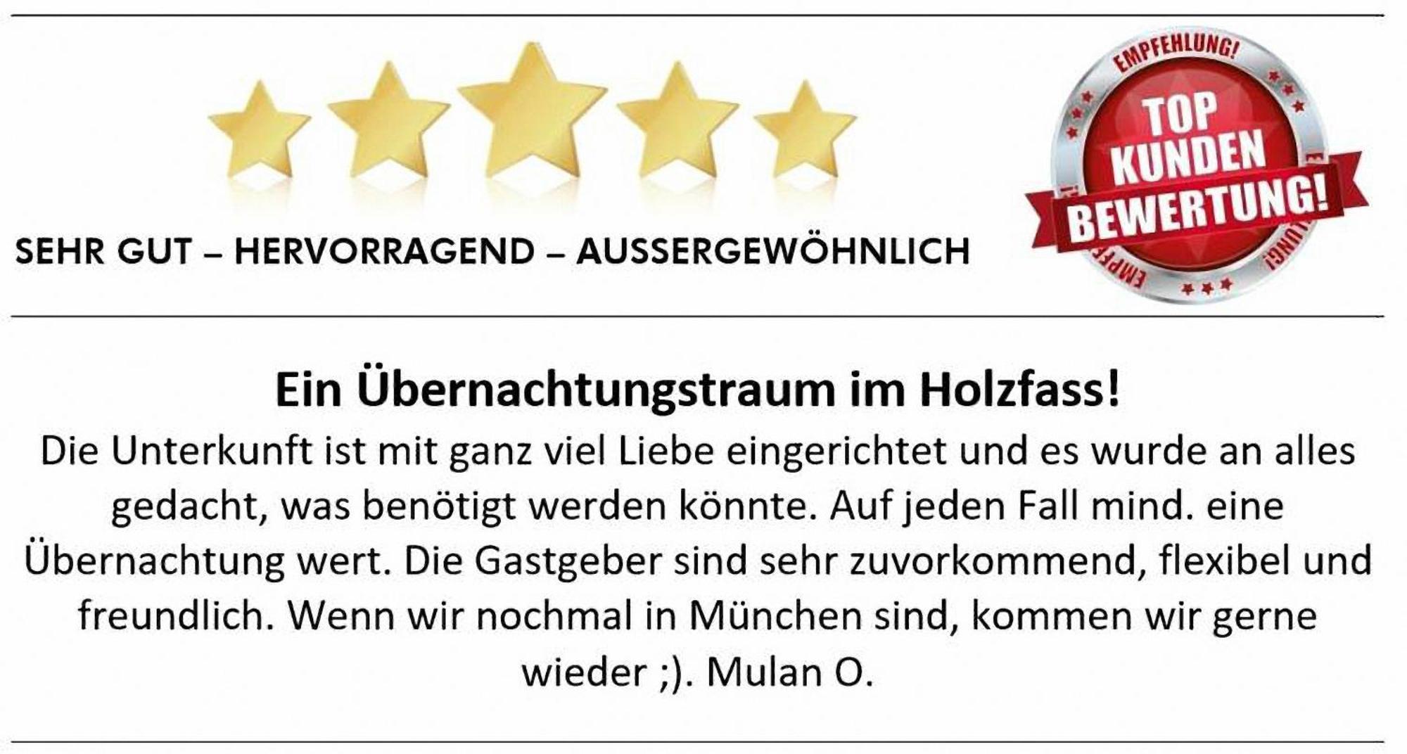 Holz-Wohnfass In Muenchen-Nymphenburg Appartement Buitenkant foto